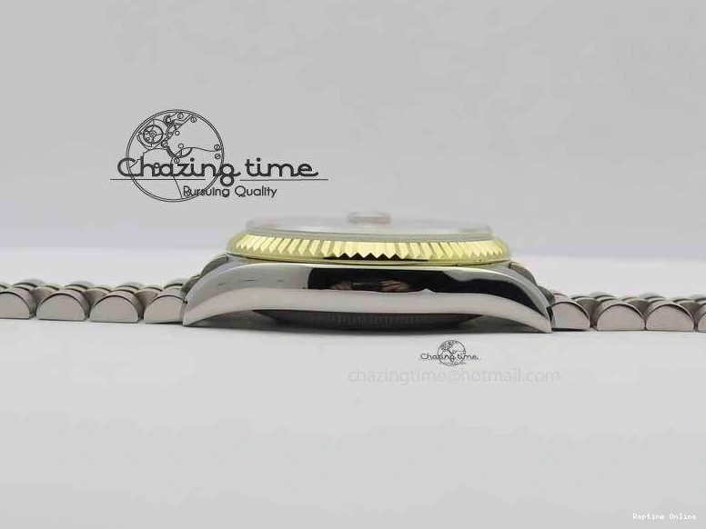 0510 DateJust 116234 SS YG BP Best Edition Gray Dial Diam Markers On SS YG Bracelet SA ZipUp 3745